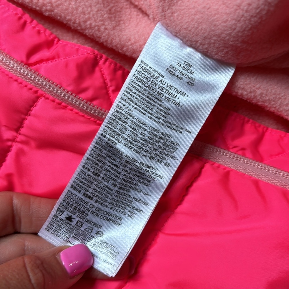 Nike Pink Puffer One Piece Snow Suit - Picture 6 of 6